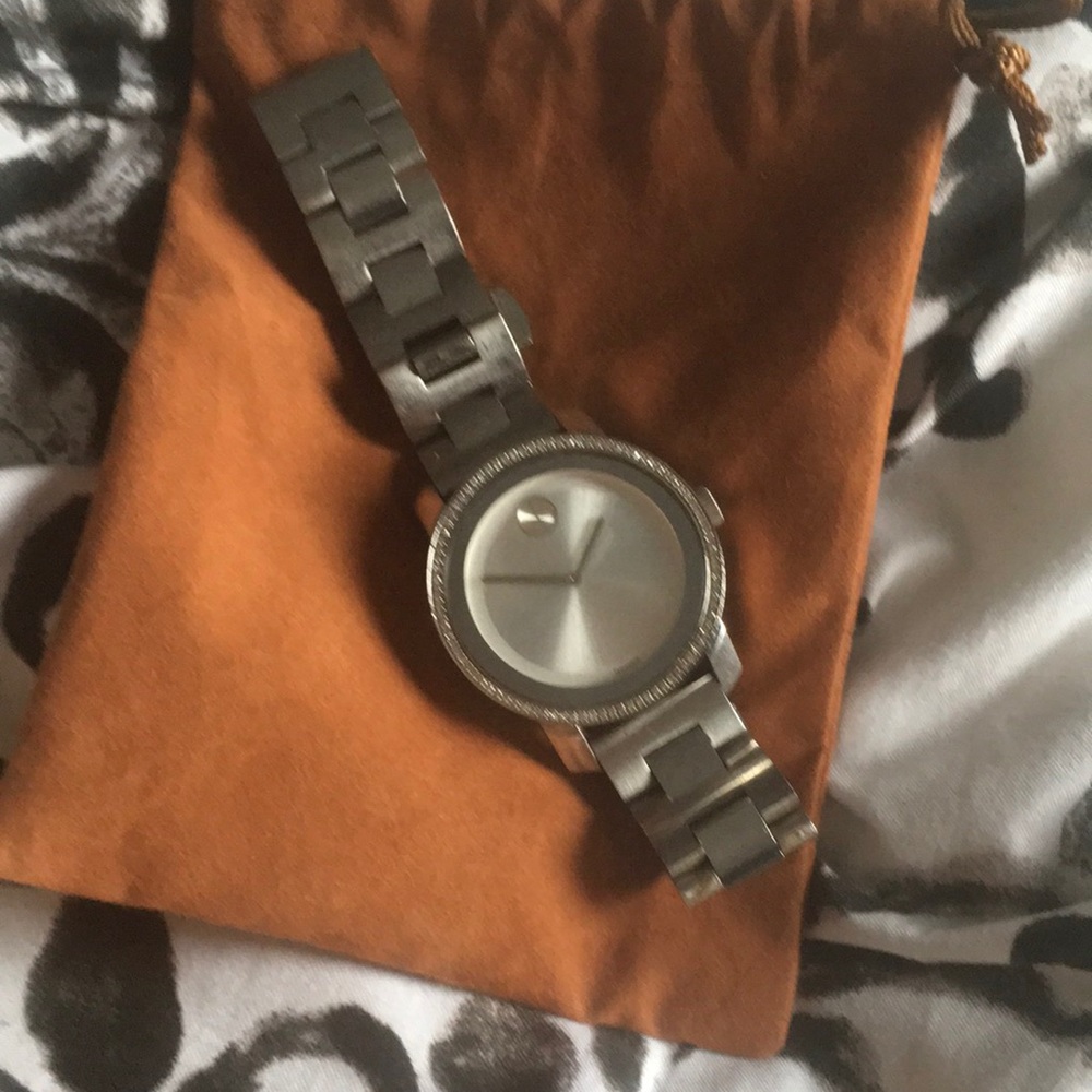 Diamond Movado Bold